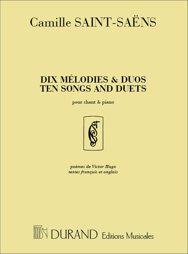 Ten Songs And Duets, Pour Chant Et Piano